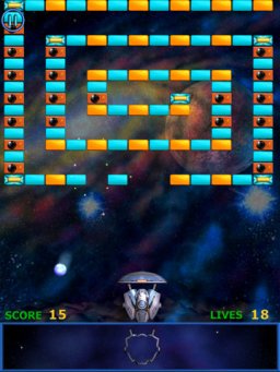 Meteor: Brick Breaker (IPD)   © Chillingo 2010    1/3