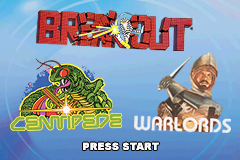 Centipede / Breakout / Warlords (GBA)   © Zoo Games 2005    1/4