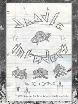 Doodle Invaders (IPD) &nbsp; &copy; Games On The Down Low 2010 &nbsp;  1/3