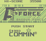 A-Force: Armour Force (GB)   © Sachen 1993    1/3