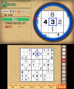 Sudoku By Nikoli (3DS)   © Hamster 2011    1/3