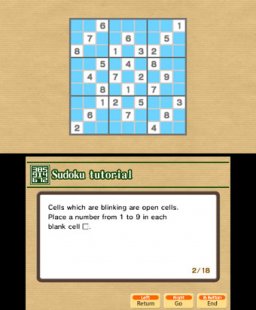 Sudoku By Nikoli (3DS)   © Hamster 2011    2/3