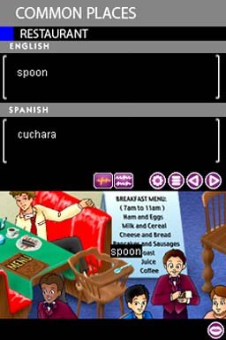 Play & Learn Spanish (NDS)   © Selectsoft 2011    3/3