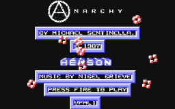 Anarchy (C64)   © Rack-It 1987    1/4