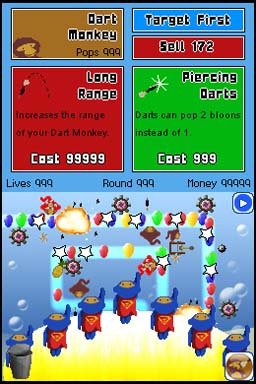 Bloons Tower Defense (NDS)   © Digital Goldfish 2011    2/3