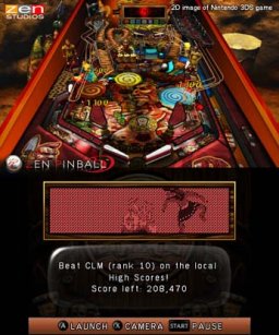 Zen Pinball 3D (3DS)   © ZEN Studios 2011    3/3