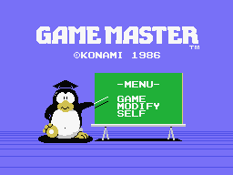 Game Master (MSX)   © Konami 1985    1/1