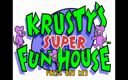 Krusty's Fun House (PC)   © Virgin 1993    1/3