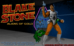 Blake Stone: Aliens Of Gold (PC)   © Apogee 1993    1/3