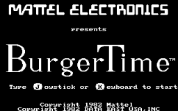 BurgerTime (PC)   © Mattel 1982    1/3