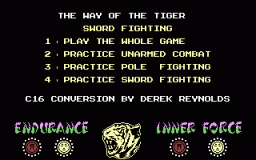 The Way Of The Tiger (C16)   © Gremlin 1986    1/2