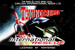 Thunderbirds: International Rescue (GBA) &nbsp; &copy; SCi 2001 &nbsp;  1/3