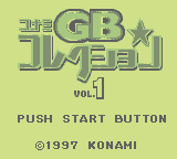 Konami GB Collection Vol. 1 (GB)   © Konami 1997    1/3