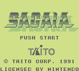 Sagaia (1991) (GB)   © Taito 1991    1/3