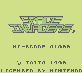 Space Invaders (Japan) (GB)   © Taito 1990    1/3