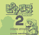 Picross 2 (GB)   © Nintendo 1996    1/3
