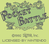 Pocket Battle (GB)   © Sigma Enterprises 1992    1/3