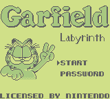 Garfield Labyrinth (GB)   © Kemco 1993    1/3