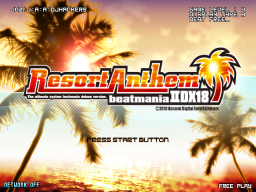 Beatmania IIDX 18: Resort Anthem (ARC)   © Konami 2010    1/4
