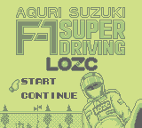 Aguri Suzuki No F-1 Super Driving (GB)   © G. Amusements 1993    1/3