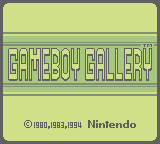Game Boy Gallery (1995) (GB)   © Nintendo 1995    1/3