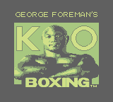 George Foreman's KO Boxing (GB)   © Acclaim 1992    1/3
