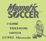 Magnetic Soccer (GB)   © Nintendo 1992    1/3