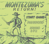 Montezuma's Return! (GB)   © Take-Two Interactive 1998    1/3