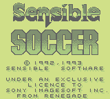 Sensible Soccer (GB)   © Sony Imagesoft 1993    1/3