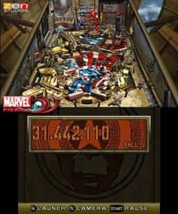 Marvel Pinball 3D (3DS)   © ZEN Studios 2012    1/3