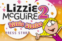 Lizzie McGuire 2: Lizzie Diaries (GBA)   © Disney Interactive 2004    1/3