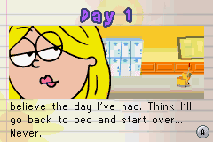 Lizzie McGuire 2: Lizzie Diaries (GBA)   © Disney Interactive 2004    2/3