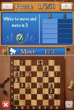 Academy: Chess Puzzles (NDS)   © Gamelion 2012    1/3