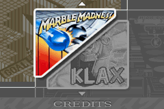 Marble Madness / Klax (GBA)   © Zoo Games 2005    1/3