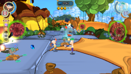 Phineas And Ferb: Across The 2nd Dimension (PSP)   © Disney Interactive 2012    1/6
