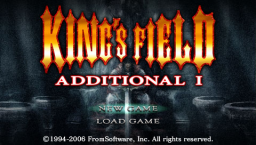 King's Field: Additional I (PSP)   © From Software 2006    7/10