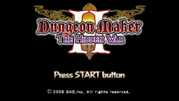 Dungeon Maker II: The Hidden War (PSP)   © GAE 2007    1/7
