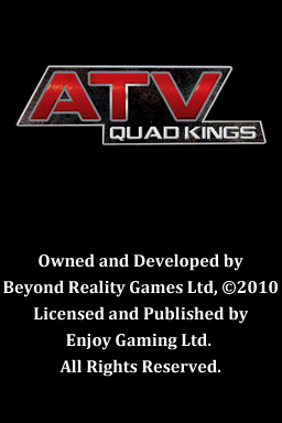 ATV Quad Kings (NDS)   © Storm City 2010    1/3