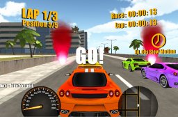 3D Street Racing (OU)   © Free Online Games 2013    2/3
