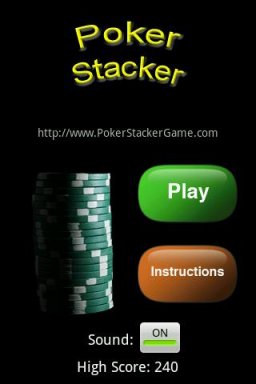 Poker Stacker (AND)   © David Echols 2012    1/2