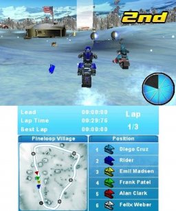 Snow Moto Racing 3D (3DS)   © Zordix 2013    3/3