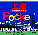 Shanghai Pocket (GBC)   © Activision 1998    1/3