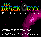 The Black Onyx (GBC)   © Taito 2001    1/3