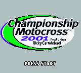 Championship Motocross 2001 (GBC)   © THQ 2000    1/3