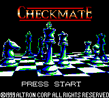 Checkmate (1999) (GBC)   © Altron 1999    1/3