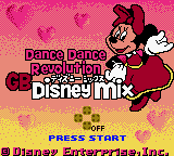 Dance Dance Revolution GB Disney Mix (GBC)   © Konami 2001    1/3
