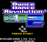Dance Dance Revolution GB2 (GBC)   © Konami 2000    1/3