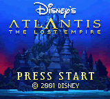 Atlantis: The Lost Empire (GBC)   © THQ 2001    1/3