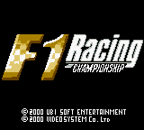 F1 Racing Championship   © Ubisoft    (GBC)    1/3
