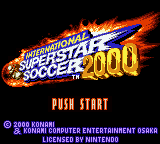 International Superstar Soccer 2000 (GBC)   © Konami 2000    1/3